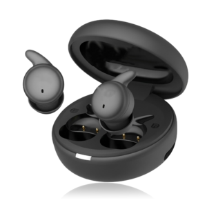 Sport Wireless TWS Earbuds with Ear Fins and Charging Case