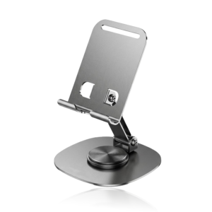 Full Steel Body Table Stand with 360-Degree Swivel Rotation