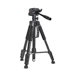 Professional Camera and Camcorder Tripod Stand with Fluid Pan Head